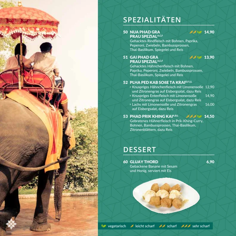 Thai Snack Frankfurt – Speisekarte in Frankfurt am Main, Hessen