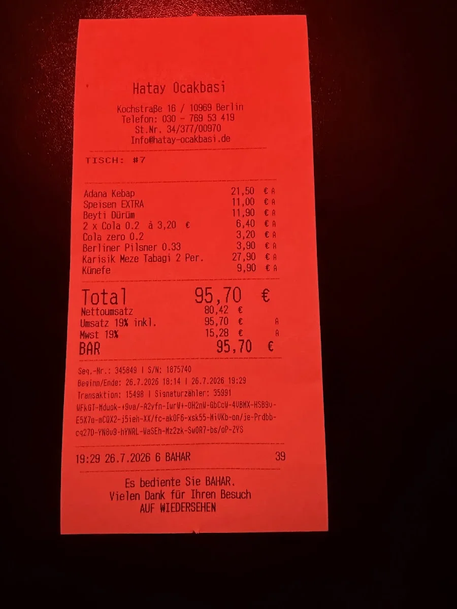 Hatay Ocakbasi Restaurant – Türkisches Restaurant in Berlin