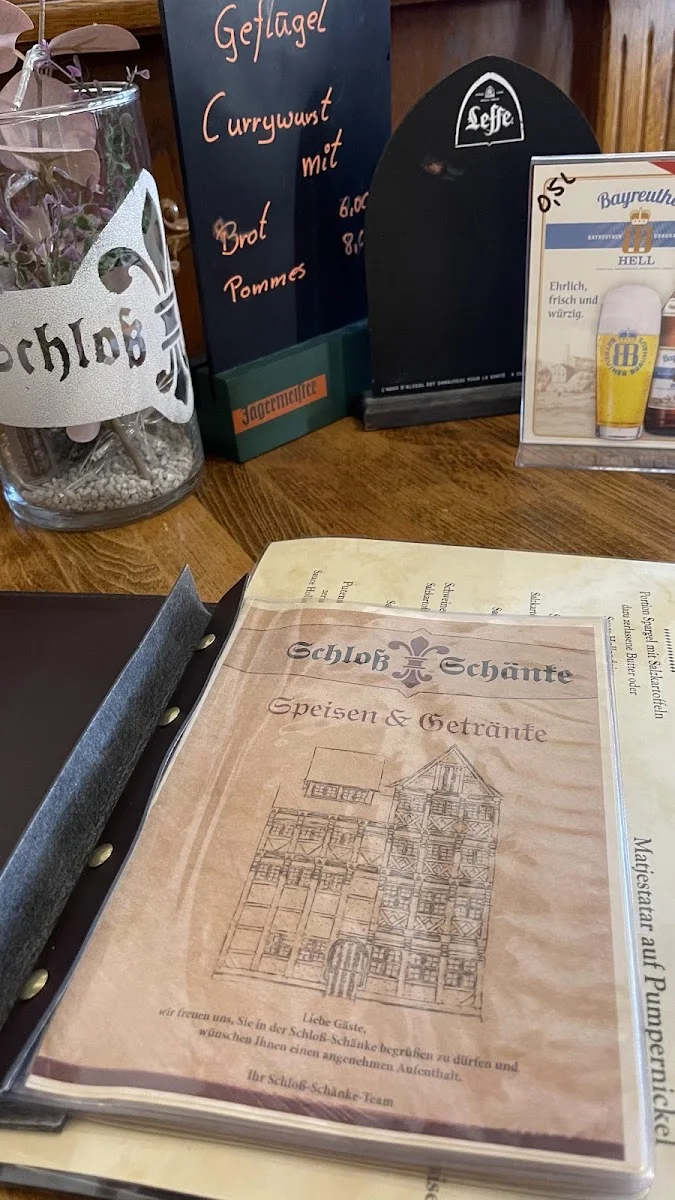 Schloß - Schänke – Speisekarte in Wolfenbüttel, Niedersachsen