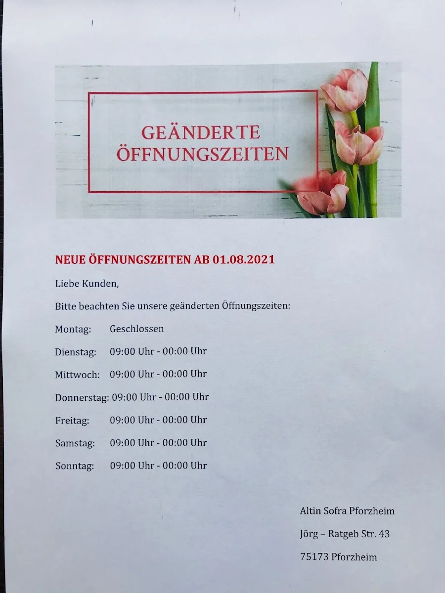 Altin Sofra – Vom Inhaber in Pforzheim, Baden-Württemberg