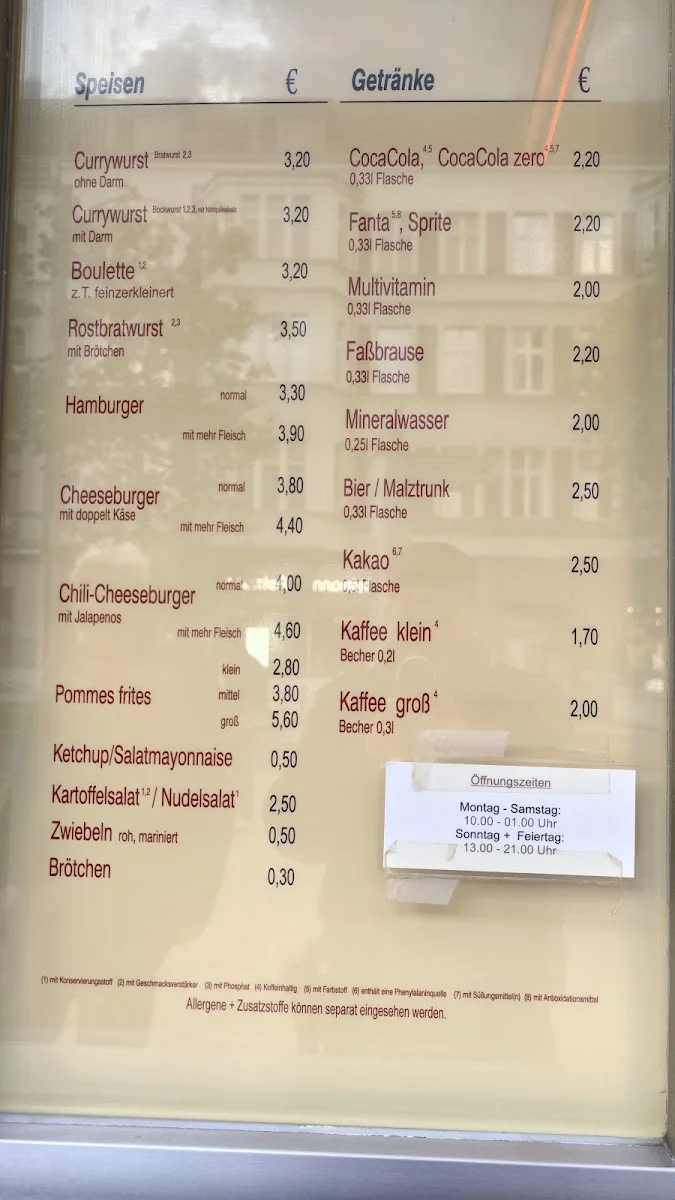 Zur Bratpfanne – Speisekarte in Berlin