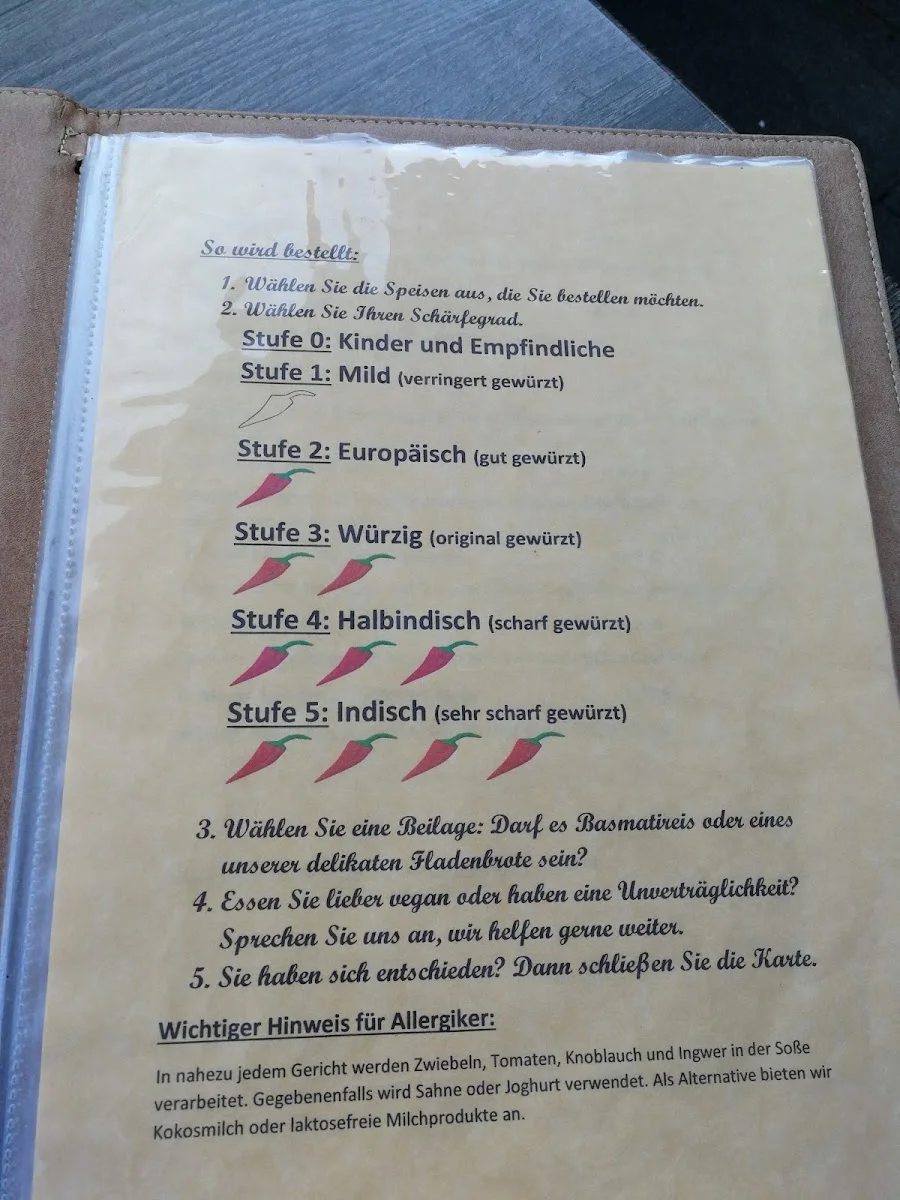 Indisches Restaurant Mogul – Speisekarte in Bonn, Nordrhein-Westfalen