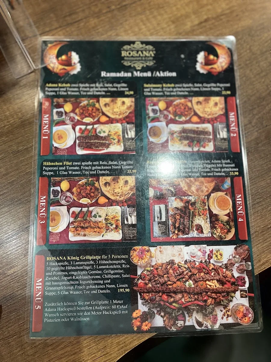 Rosana Restaurant & Café – Speisekarte in Stuttgart, Baden-Württemberg
