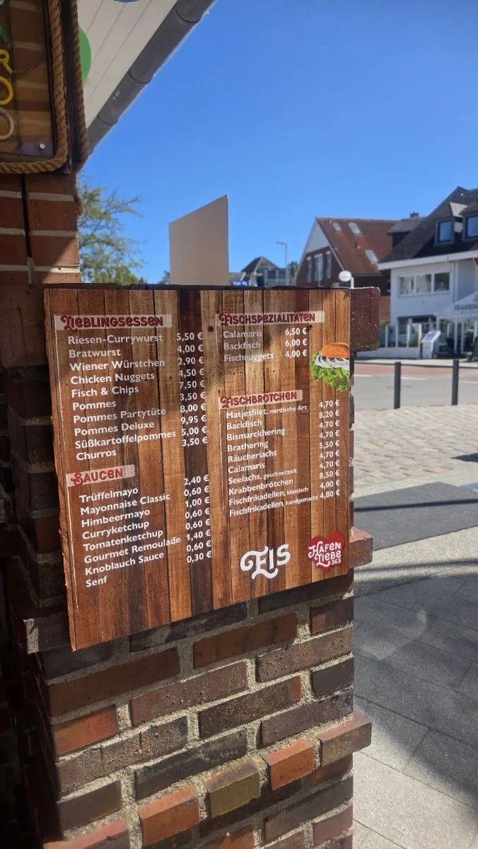 Hafeneck – Speisekarte in Timmendorfer Strand, Schleswig-Holstein