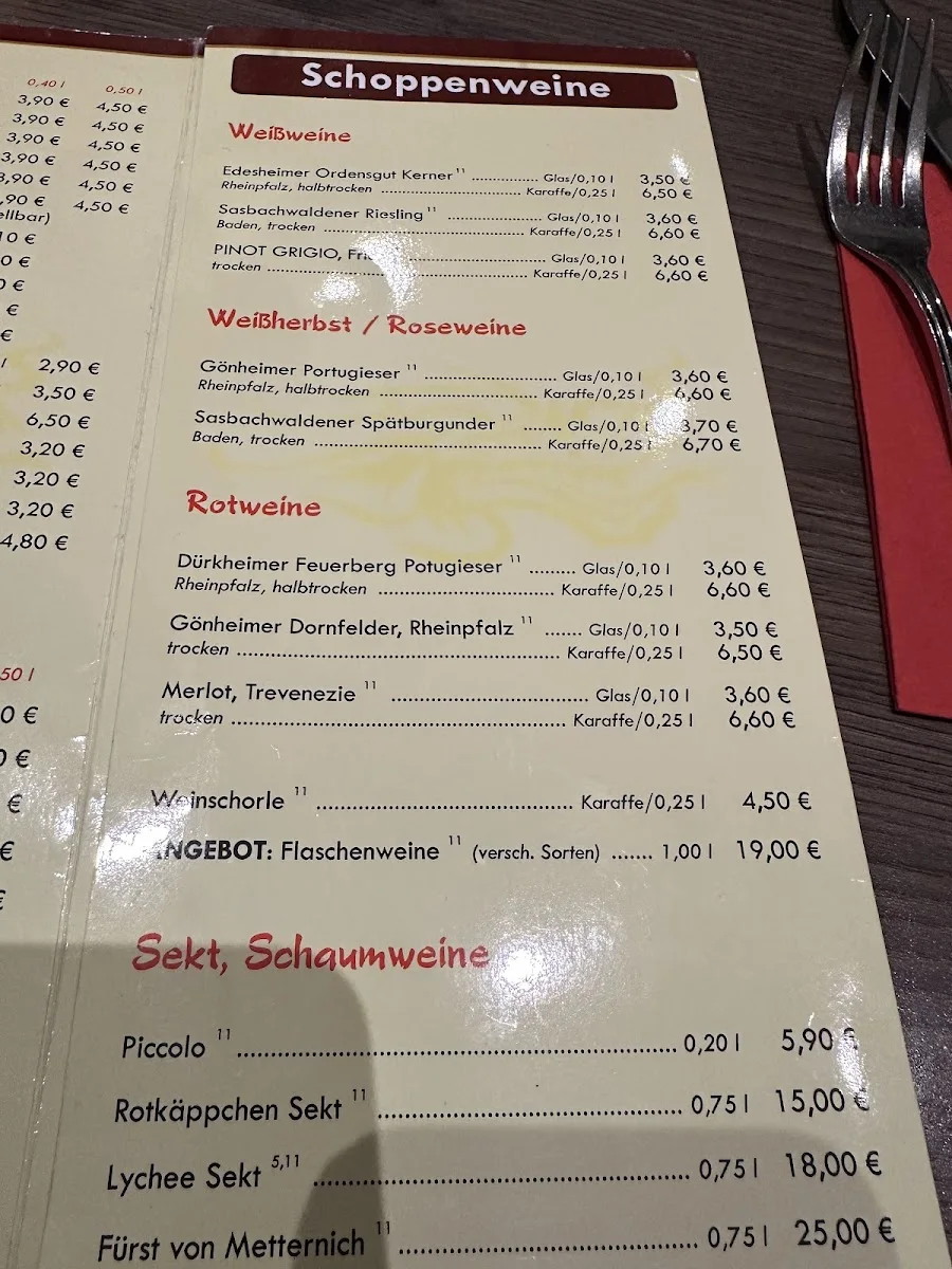 Drachen City – Speisekarte in Köln, Nordrhein-Westfalen