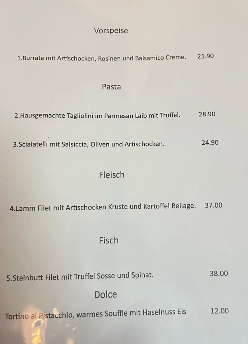 Ristorante Pizzeria - PAPANOVA – Speisekarte in Frankfurt am Main, Hessen
