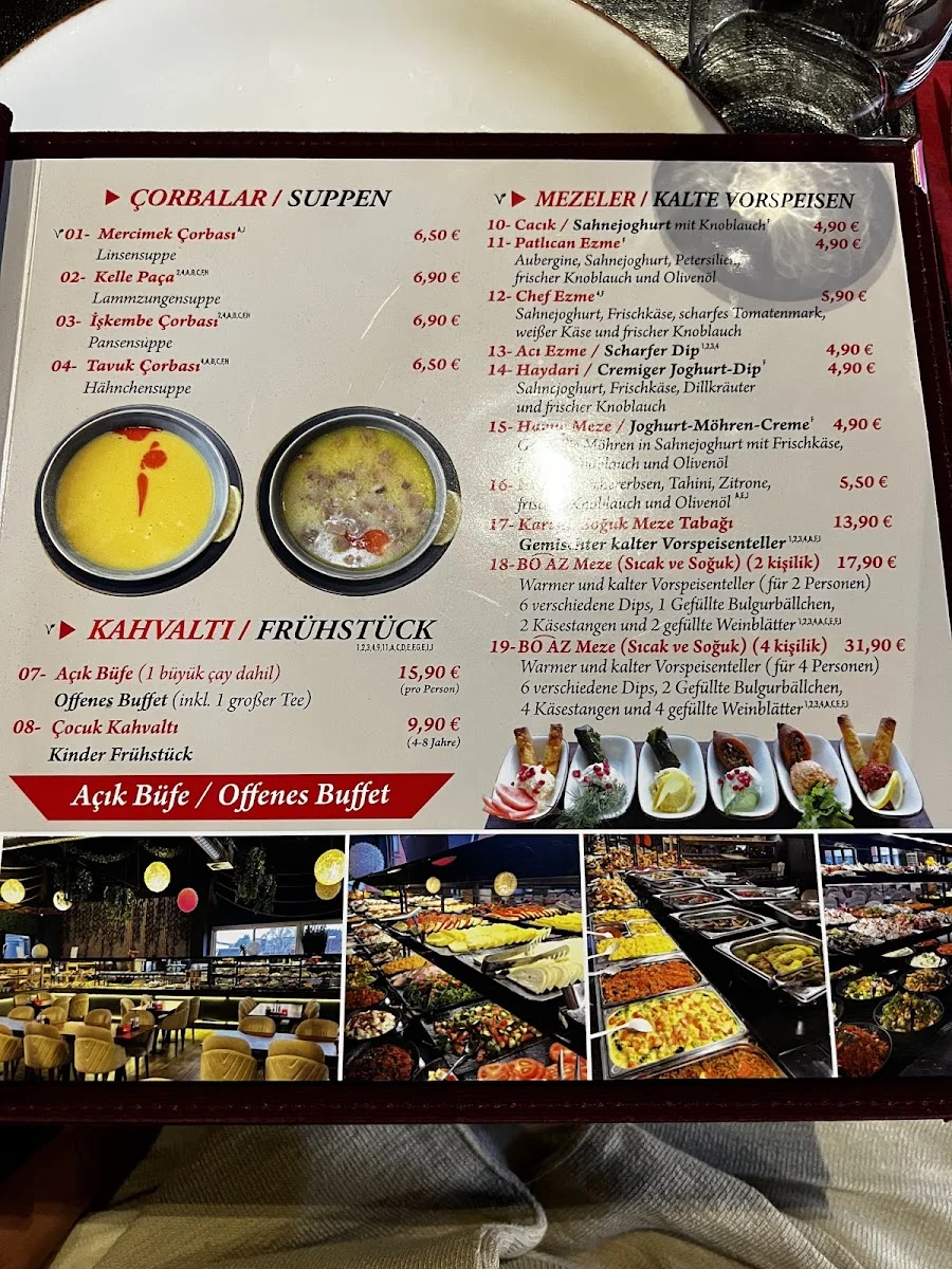BO AZ - EAT AND CHILL – Speisekarte in Köln, Nordrhein-Westfalen
