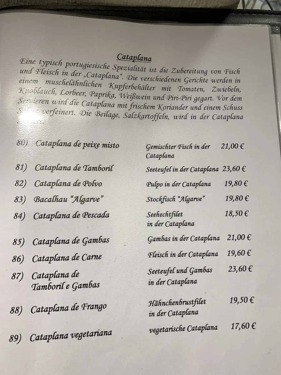 Restaurant Algarve Aachen – Speisekarte in Aachen, Nordrhein-Westfalen