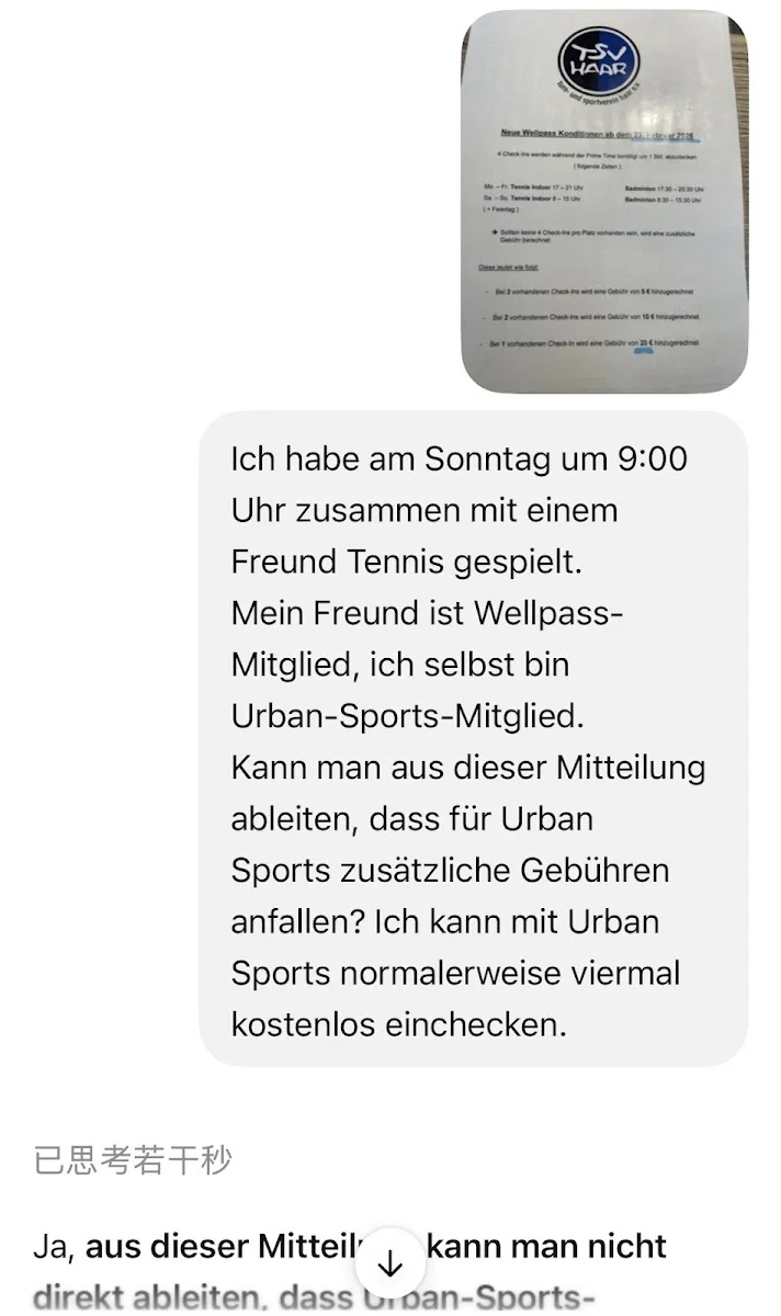 TSV Haar e.V. – Besucherfoto von Zhang Jane in Haar, Bayern
