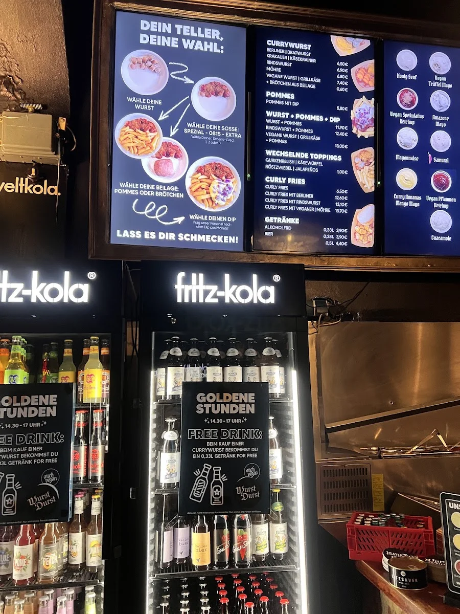 WurstDurst – Speisekarte in Nürnberg, Bayern