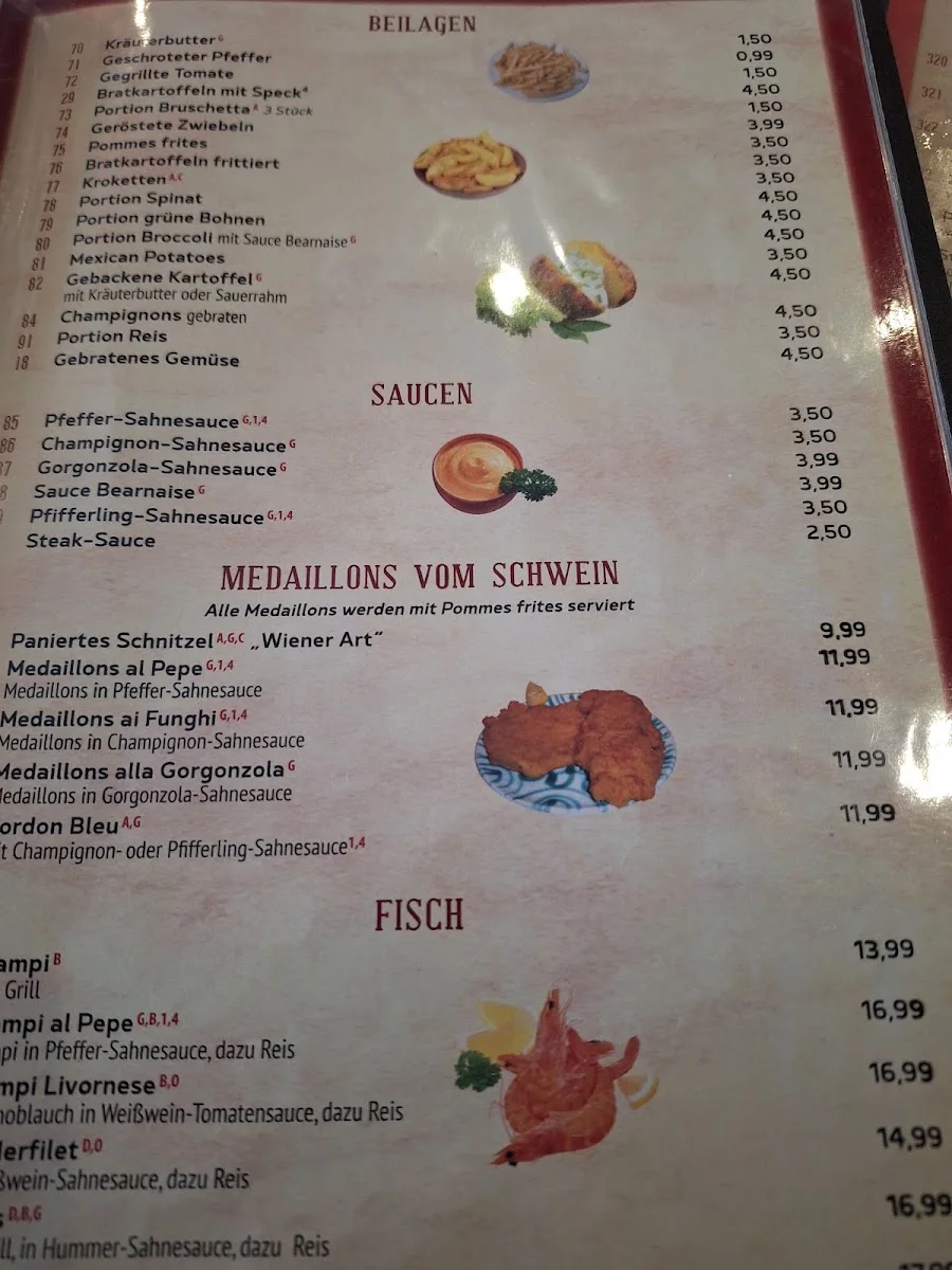 Doreedos – Speisekarte in Berlin