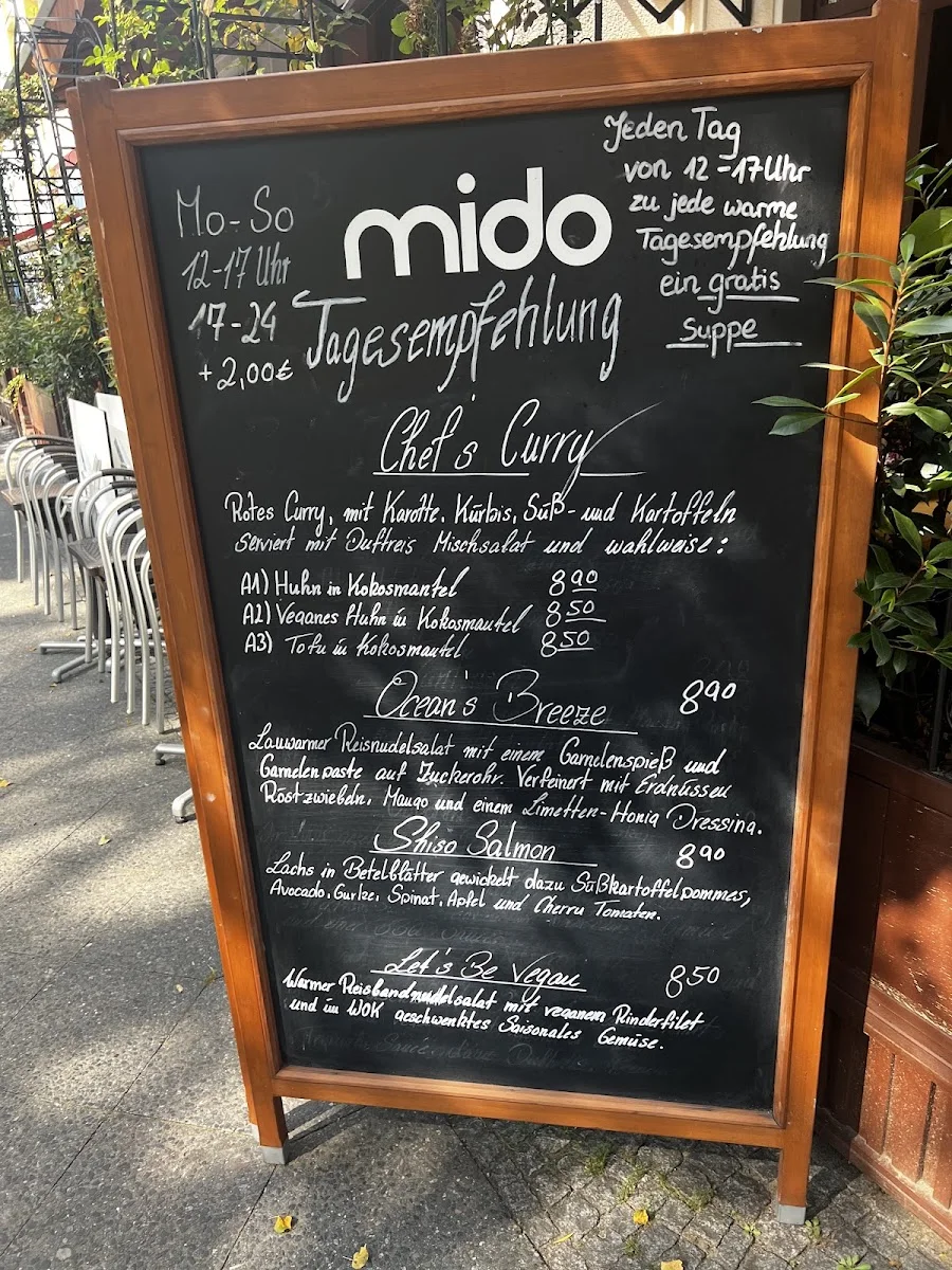 Mido Restaurant Kreuzberg – Speisekarte in Berlin