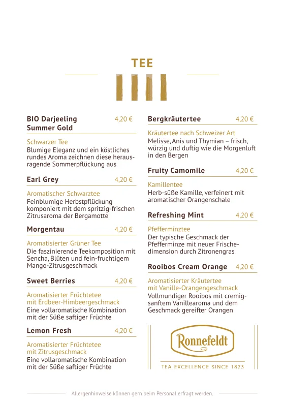 Cafe & Bäckerei Mauerer - Schillerstraße – Speisekarte in München, Bayern