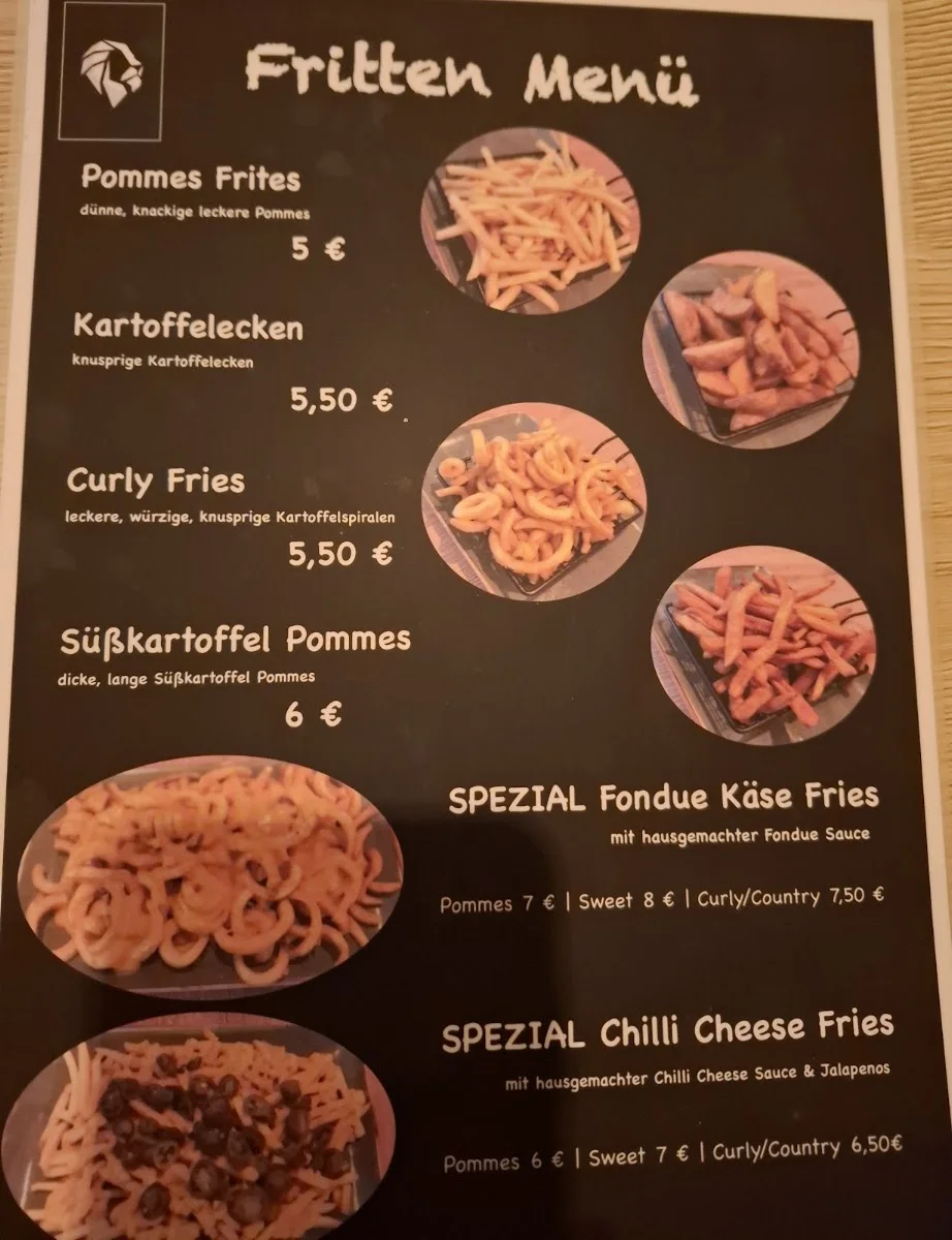 LION Burger & Steak – Speisekarte in Berlin