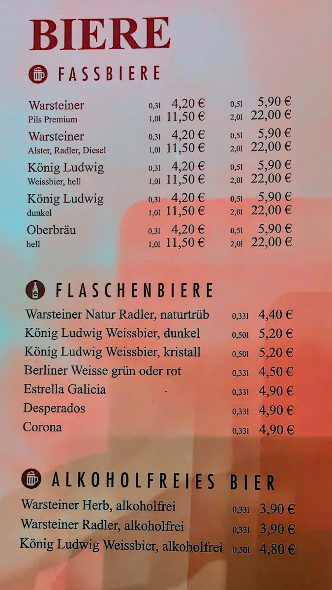 Mio Berlin – Speisekarte in Berlin