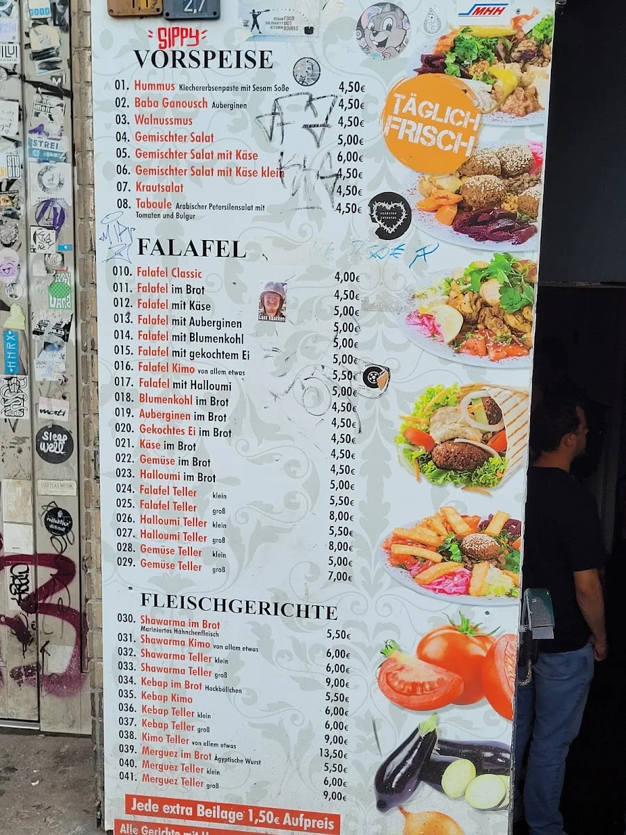 Kimo – Speisekarte in Hamburg