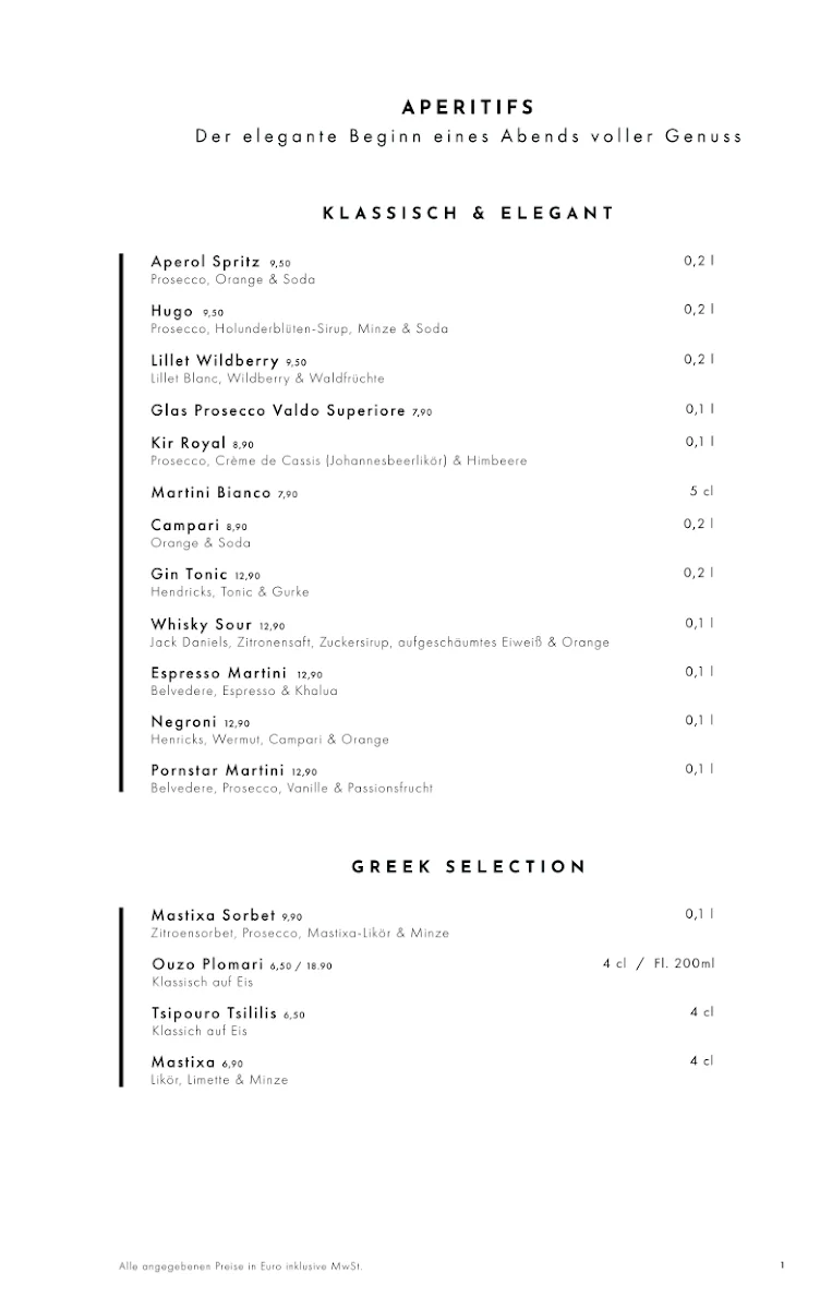 Restaurant Greek Food Olympia – Speisekarte in Berlin