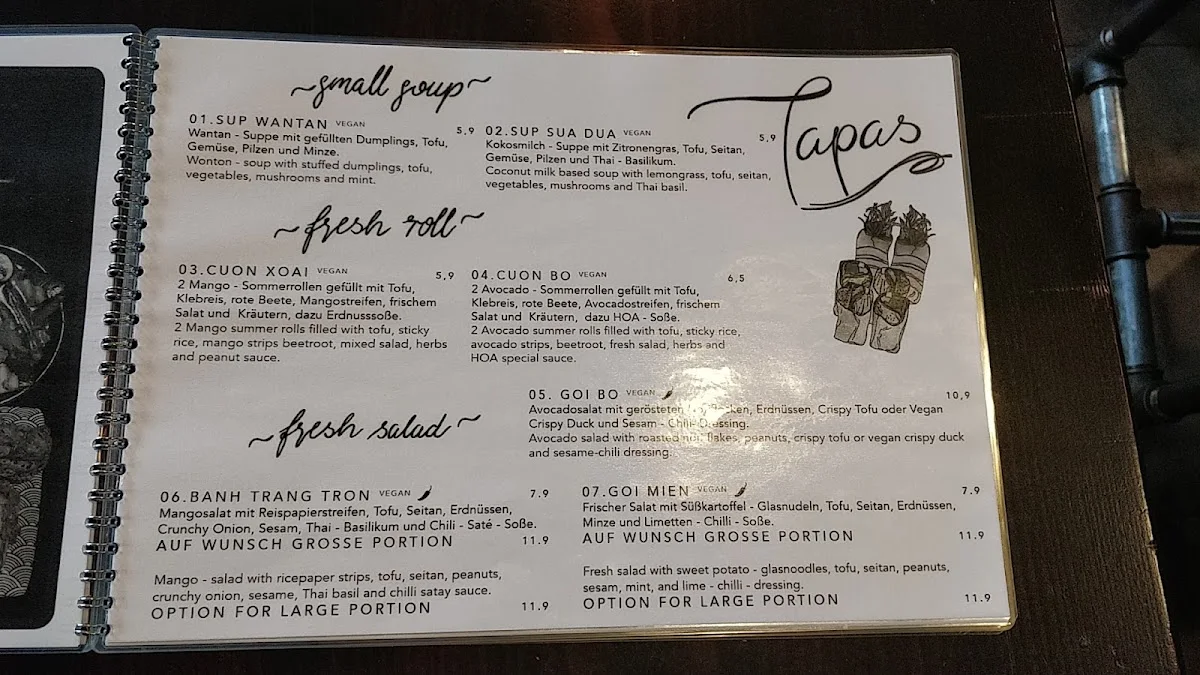 Caphe Hoa 2 – Menü in Berlin