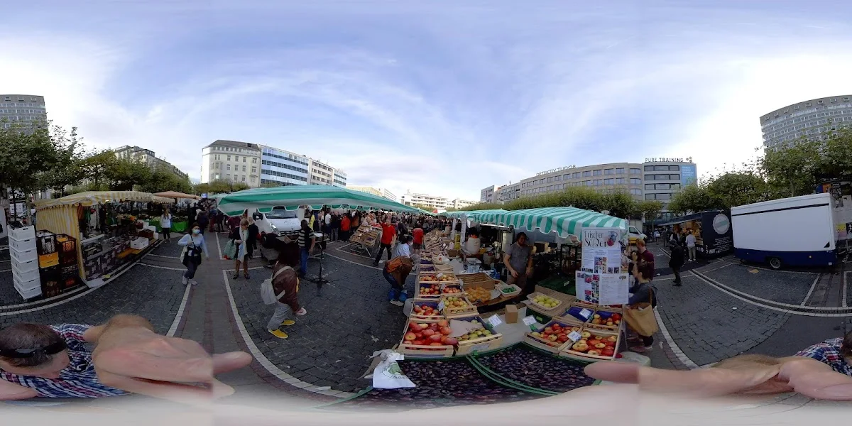 Bauernmarkt Konstablerwache – Street View & 360°-Fotos in Frankfurt am Main, Hessen