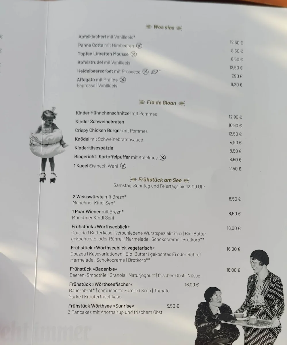 Augustiner am Wörthsee / Strandbad Fleischmann / Kiosk & Biergarten – Speisekarte in Wörthsee, Bayern