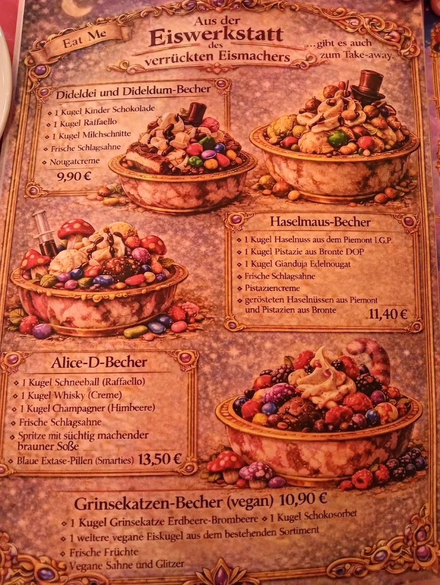 Der verrückte Eismacher - im Pancake Wunderland – Speisekarte in München, Bayern