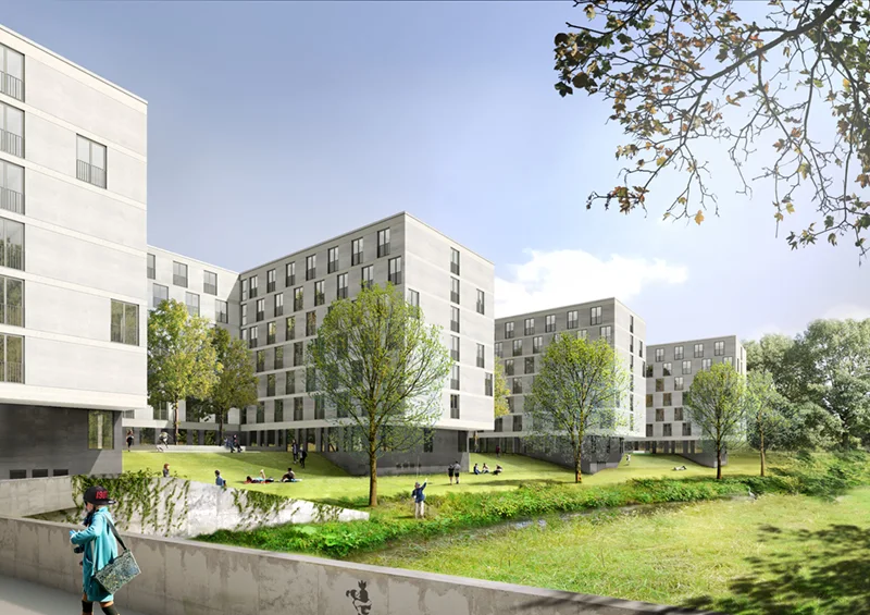 522 Apartunities – Außenbereich in Würzburg, Bayern