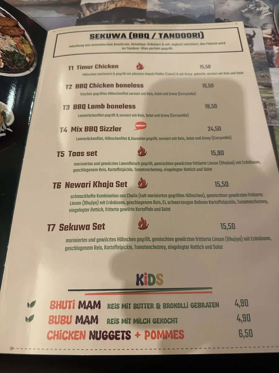 KULAYAN Nepali Cuisine – Speisekarte in Frankfurt am Main, Hessen