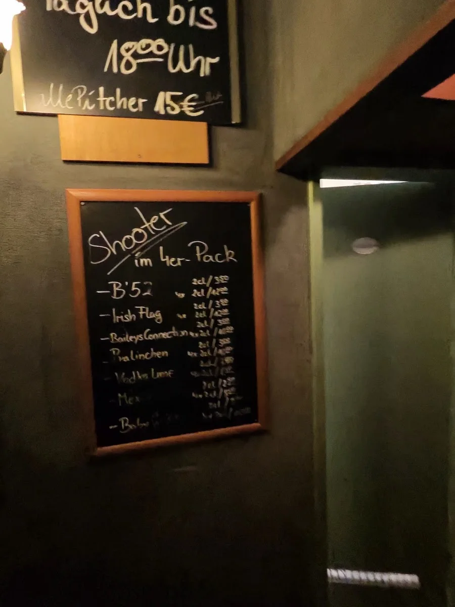 Celtic Cottage – Speisekarte in Berlin