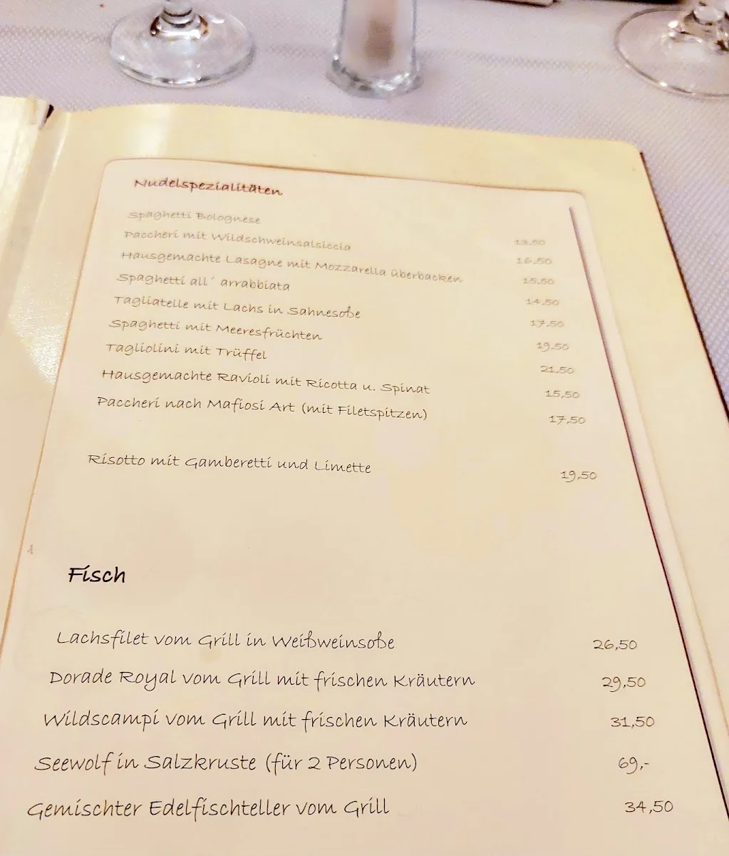 Casa Isoletta – Speisekarte in Frankfurt am Main, Hessen