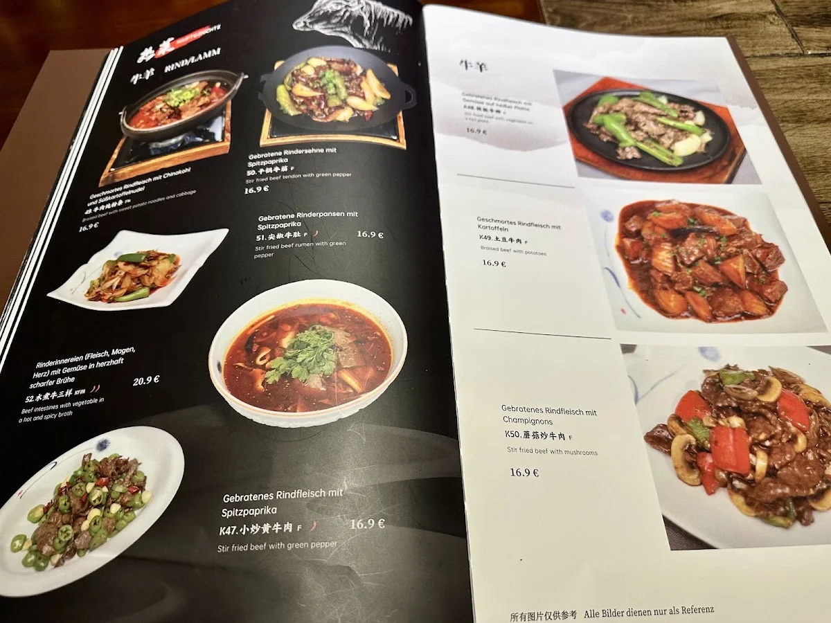 Chinarestaurant Zhang (回味轩) – Speisekarte in Leipzig, Sachsen
