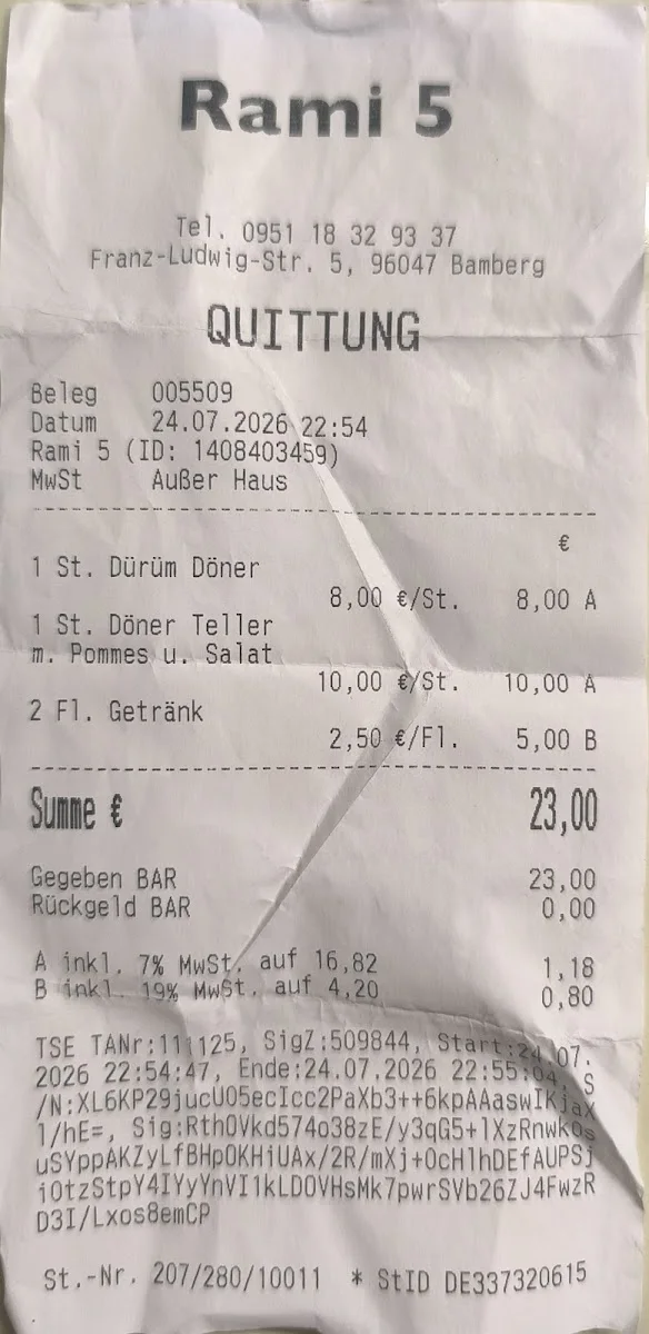 Rami 5 Bamberg – Pizzeria in Bamberg, Bayern