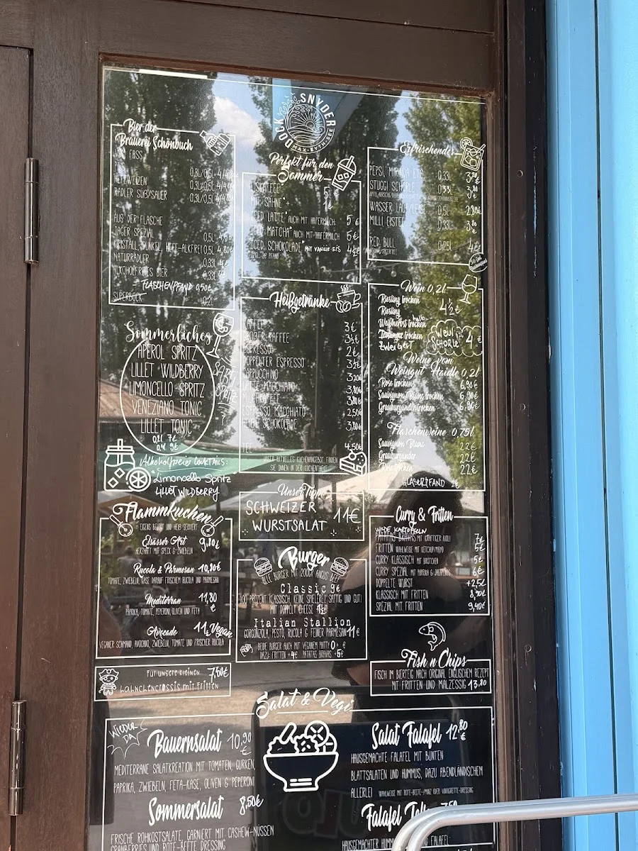 DOCK SNYDER - Max-Eyth-See – Speisekarte in Stuttgart, Baden-Württemberg