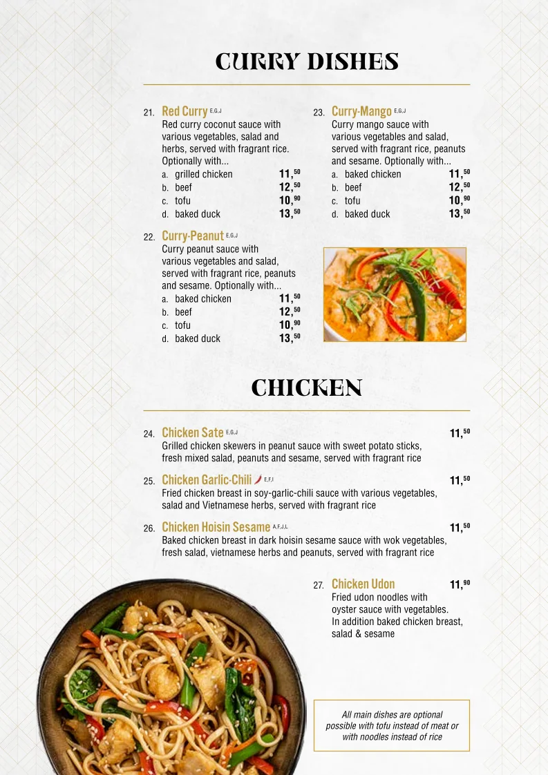 Mama Cook – Speisekarte in Berlin