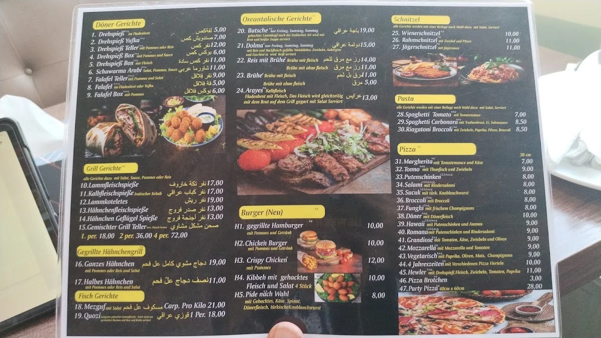 Hewler Restaurant - Herne – Speisekarte in Herne, Nordrhein-Westfalen