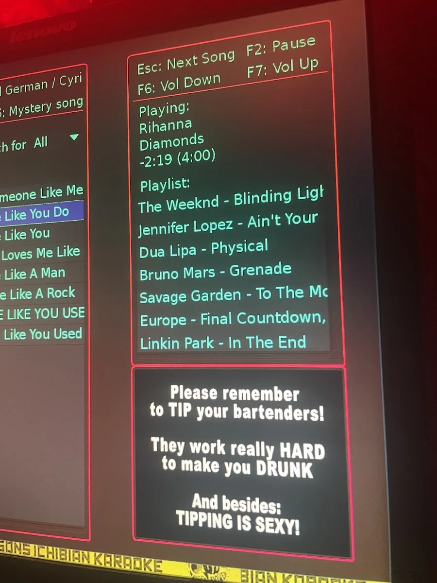 Monster Ronson's Ichiban Karaoke – Speisekarte in Berlin