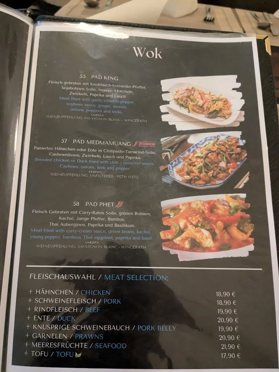 Kwan Kao - Taste of Thailand – Speisekarte in Stuttgart, Baden-Württemberg
