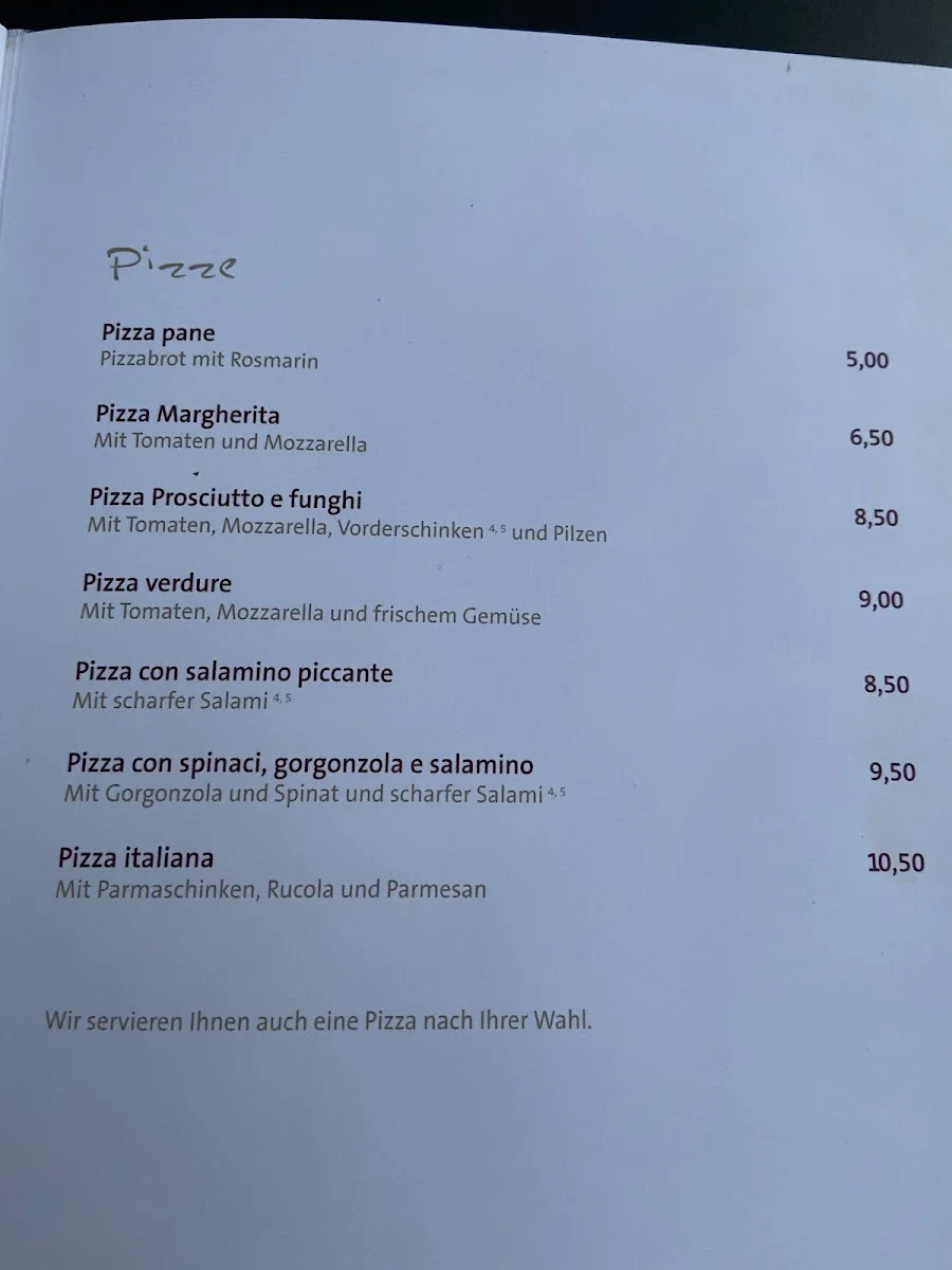 Perbacco – Speisekarte in Stuttgart Stuttgart-Mitte, Baden-Württemberg