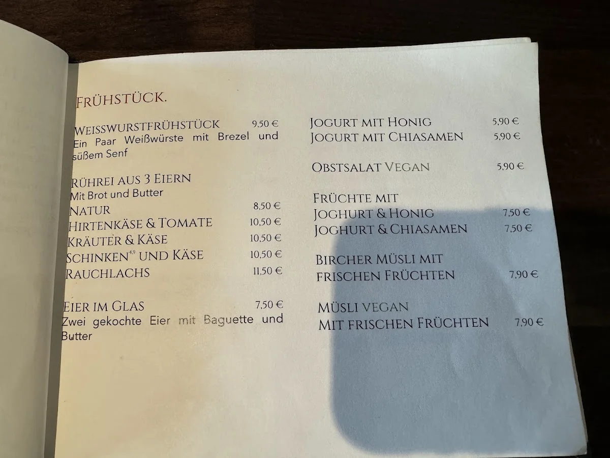 LIST Café & Vinothek – Speisekarte in Stuttgart Stuttgart-Mitte, Baden-Württemberg