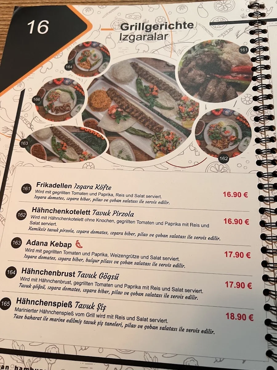 Mekan Café & Restaurant – Speisekarte in Hamburg