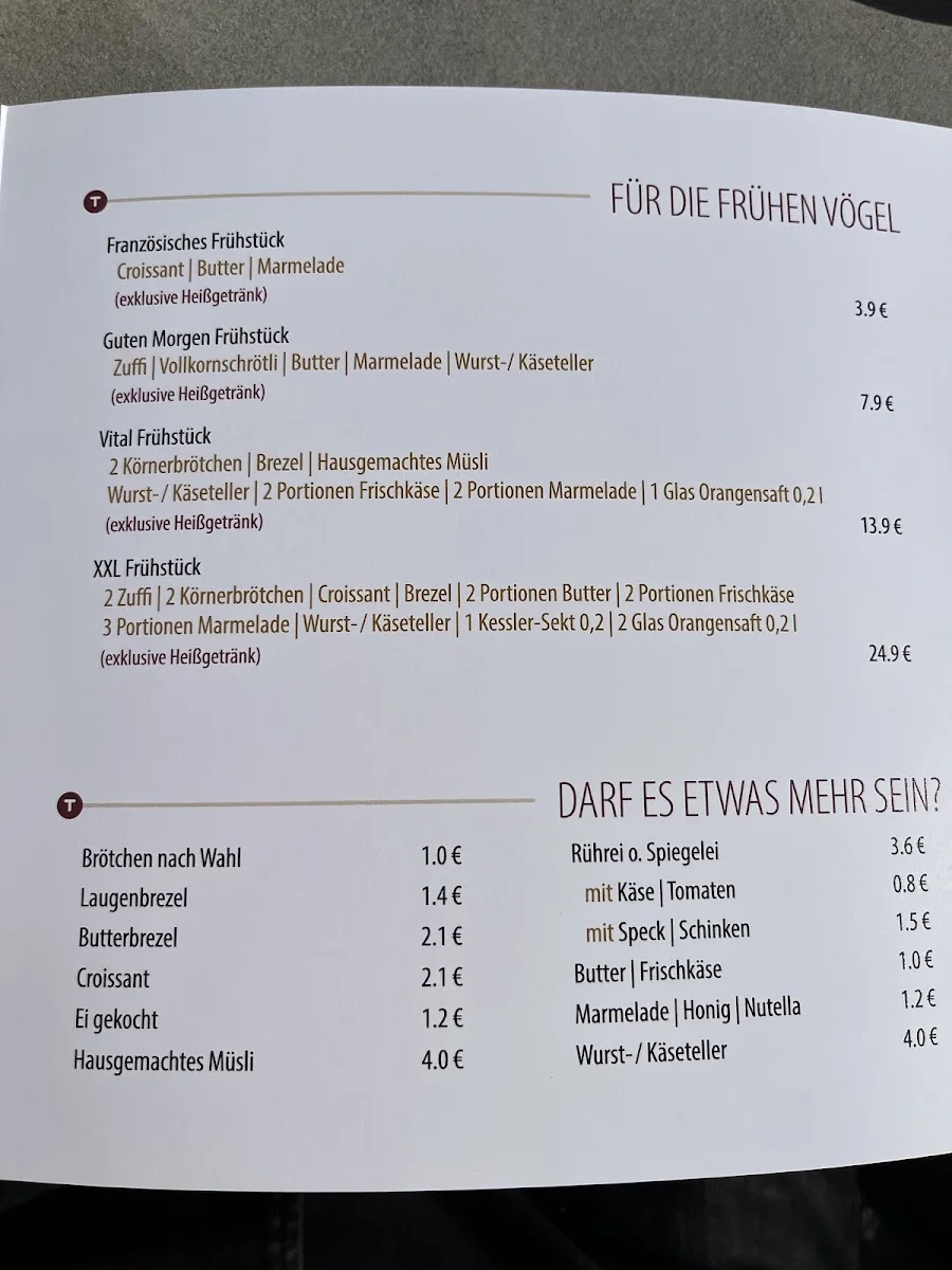 Siegel's Tellerchen – Speisekarte in Stuttgart, Baden-Württemberg