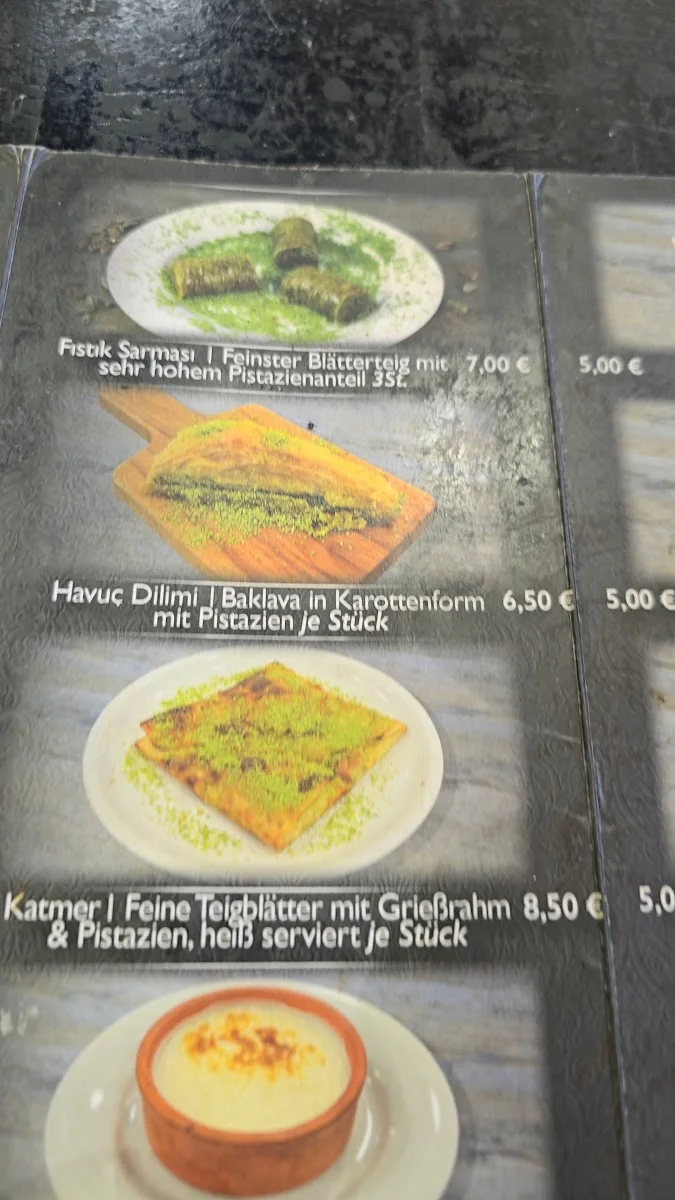 Antep Sofrası – Speisekarte in Frankfurt am Main, Hessen