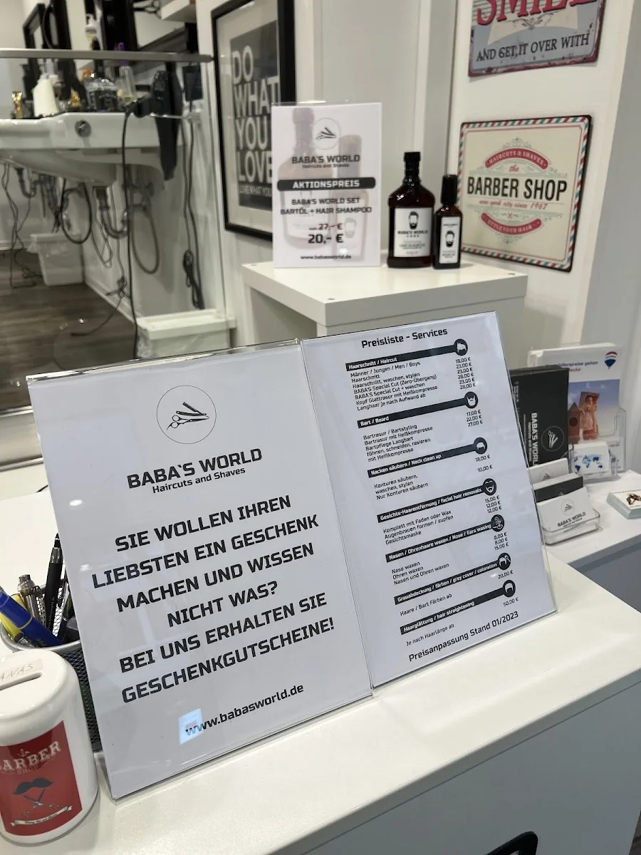BABA‘S WORLD – Speisekarte in Stuttgart Feuerbach, Baden-Württemberg