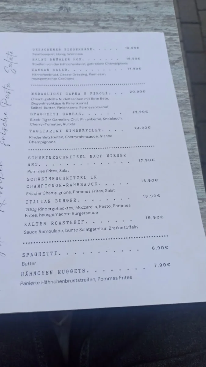 Brühler Hof Wine & Dine – Speisekarte in Brühl, Nordrhein-Westfalen