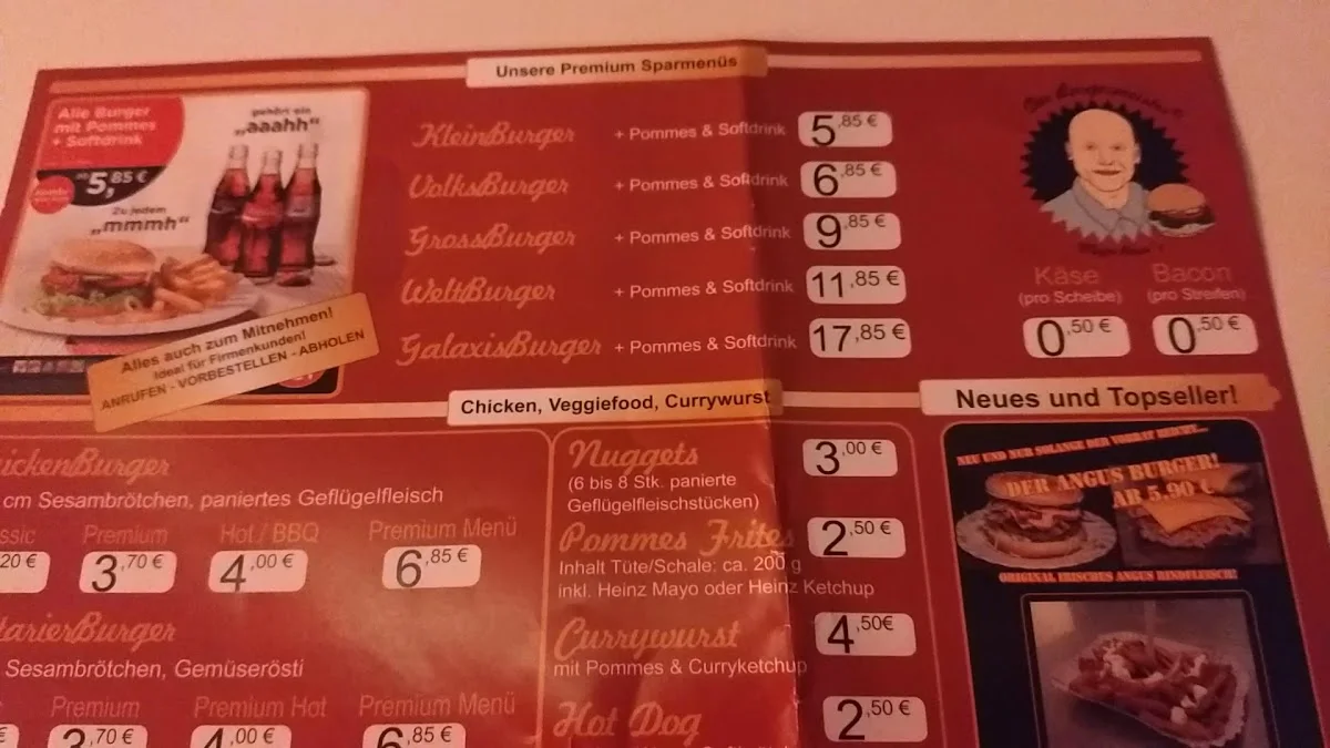 Der Burgermeister – Fast-Food-Restaurant in Nordhausen, Thüringen