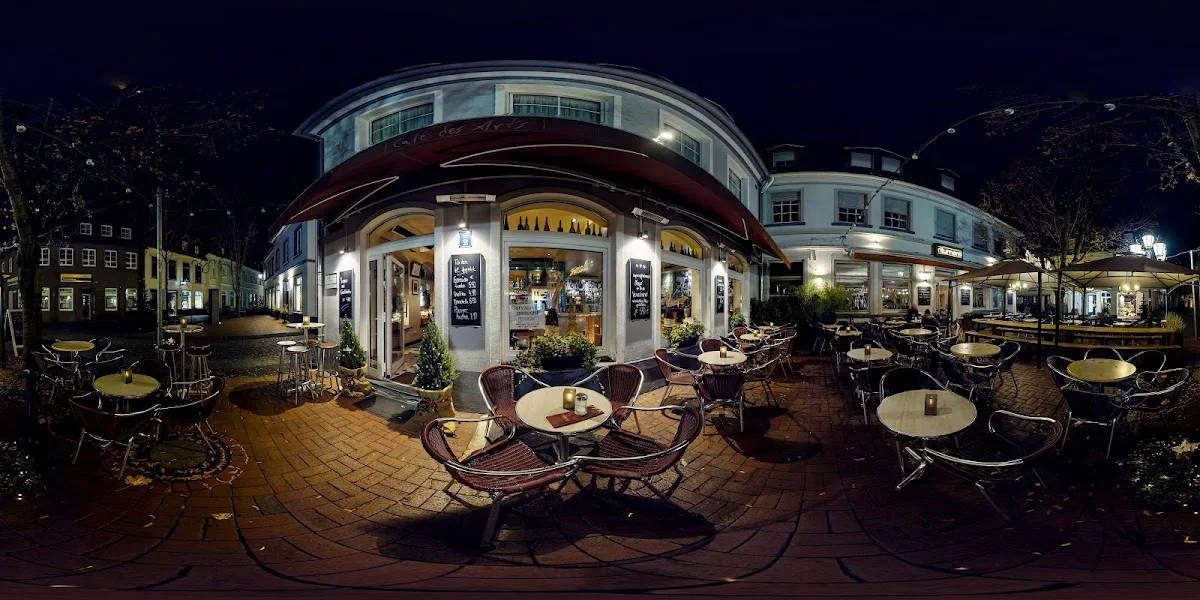 Café des Arts – Street View & 360°-Fotos in Moers, Nordrhein-Westfalen