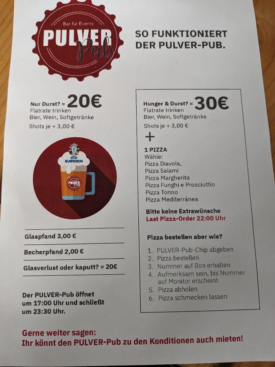 PULVERMÜHLE Restaurant & Eventlocation – Speisekarte in Hamburg