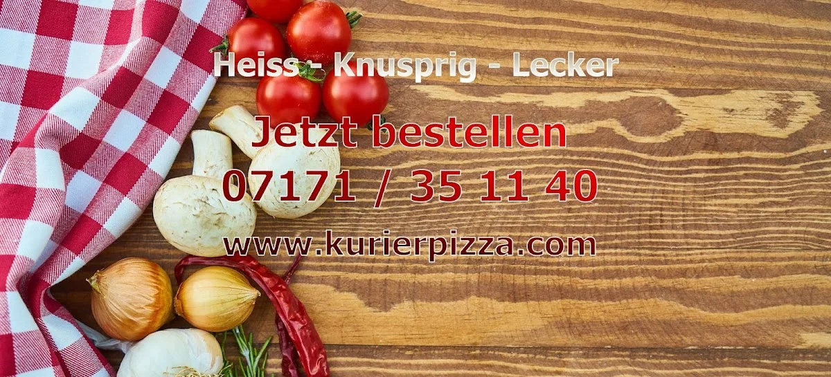 Pizza Kurier Schwäbisch Gmünd – Vom Inhaber in Schwäbisch Gmünd, Baden-Württemberg