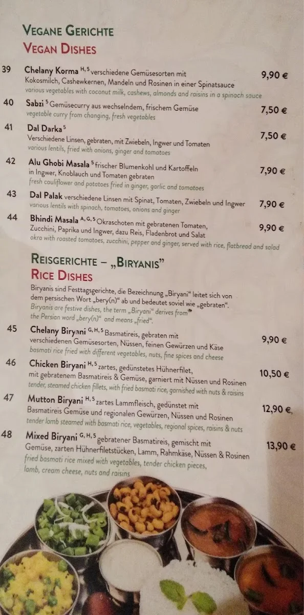 Chelany-Mitte Restaurant – Speisekarte in Berlin