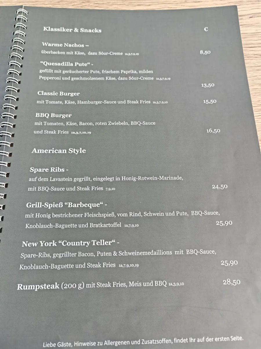 Das Treibhaus – Speisekarte in Hamburg
