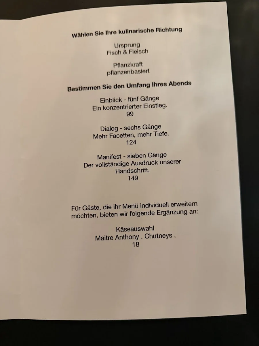 Restaurant Stilbruch – Speisekarte in Karlsruhe, Baden-Württemberg
